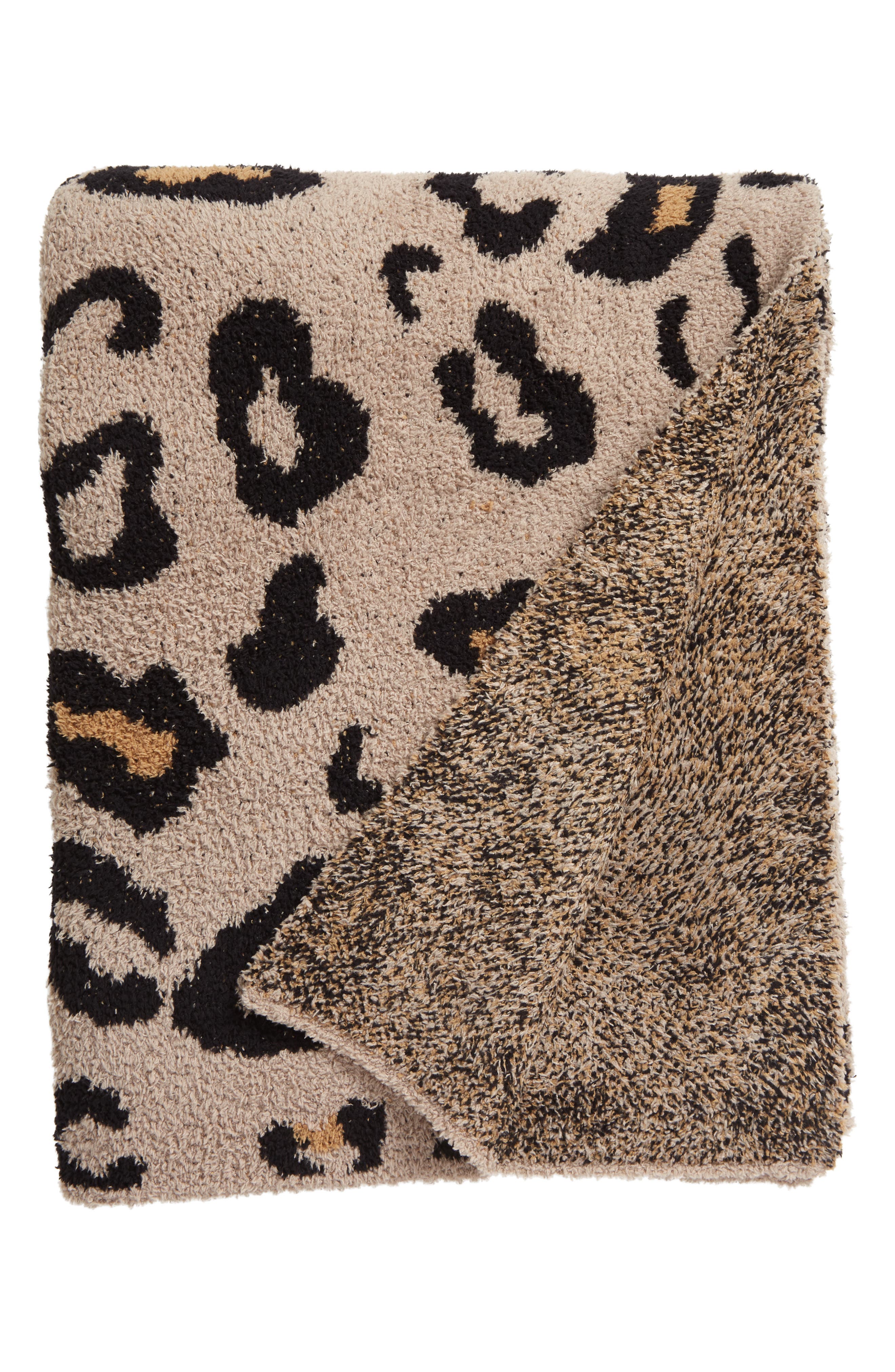 Throw Blanket Soft Blanket-54” x 72” Cream/Black Barefoot Dreams CozyChic Cheetah Print Throw Throw Blanket Soft Blanket-54” x 72” Cream/Black Barefoot Dreams CozyChic Cheetah Print Throw